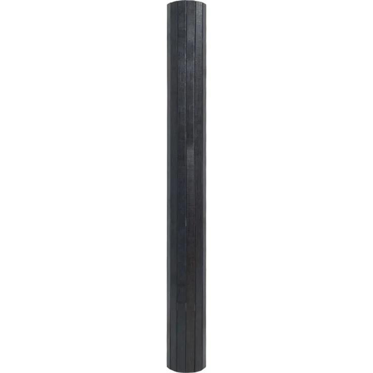 vidaXL Teppich Rechteckig Grau 100x200 cm Bambus 376808 – Bild 3
