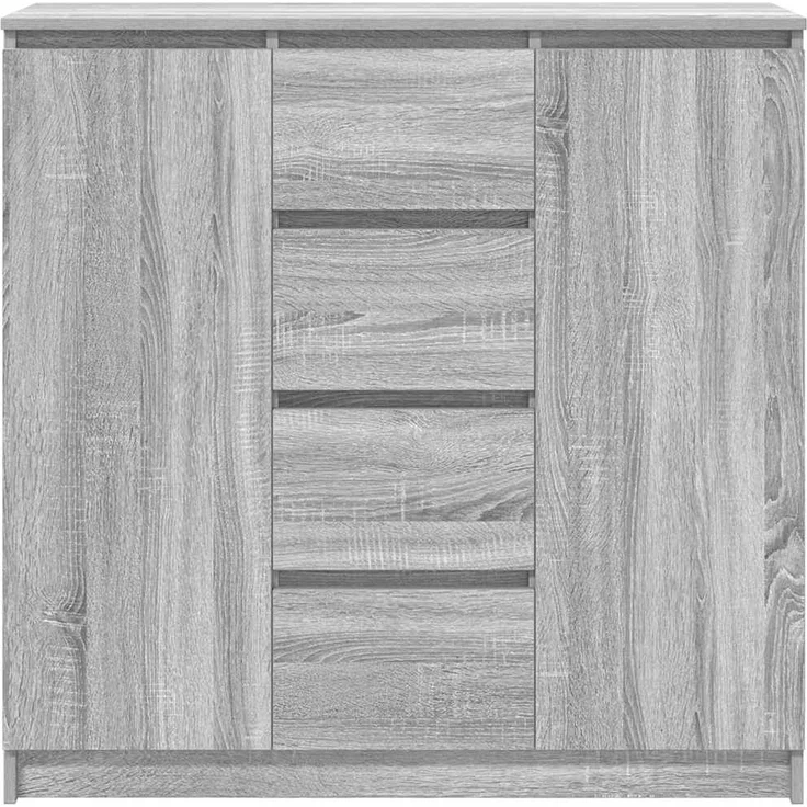 vidaXL Sideboard mit Schubladen Grau Sonoma 100,5x35x98,5 cm 3328458 – Bild 5