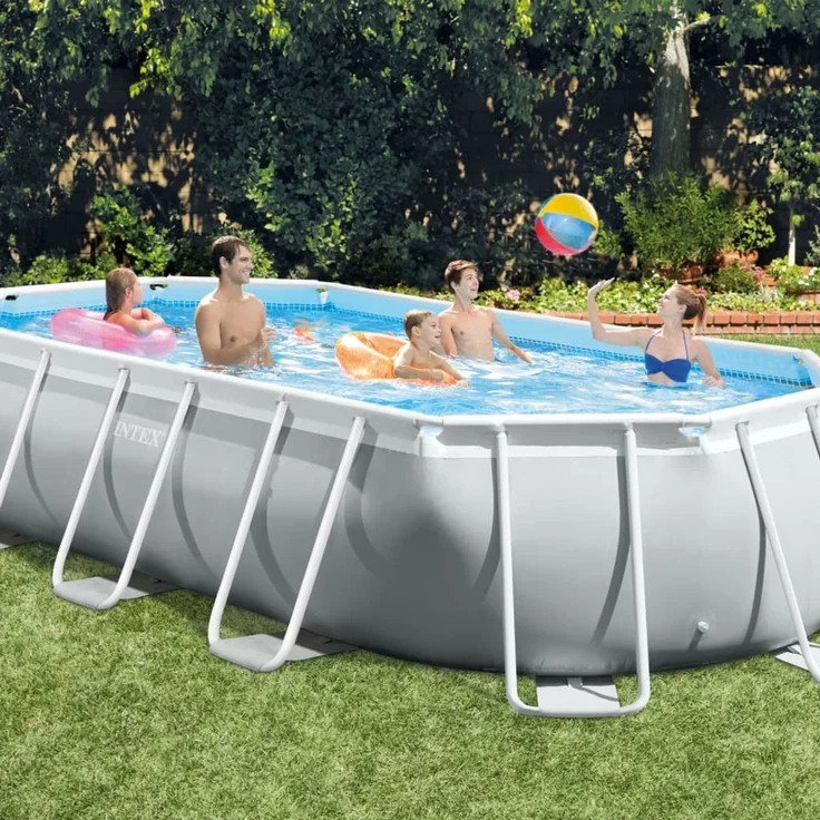 INTEX Prism Frame Pool , 503 x 274 x 122 cm, oval – Bild 2