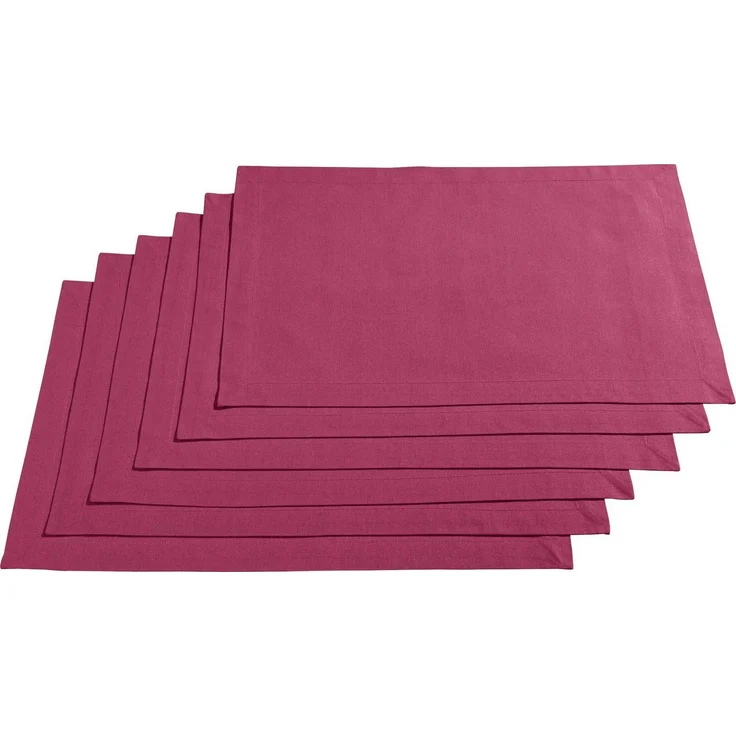 REDBEST Platzset Tischset "Seattle" 6er-Pack, Baumwolle Uni – Bild 5