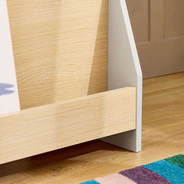 SoBuy KMB106-HG Kinderregal, MDF, Lackiert, Helle Eiche, 61 x 71 x 30 cm – Bild 6