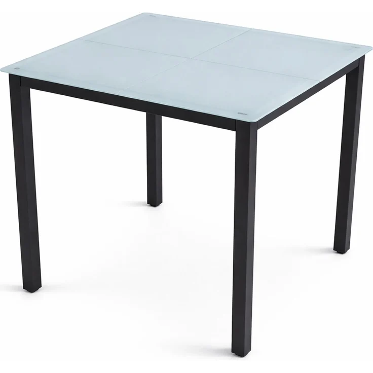 VCM Gartentisch Miami 914565 Mattglas H. 73 x B. 80 x T. 80 cm – Bild 3