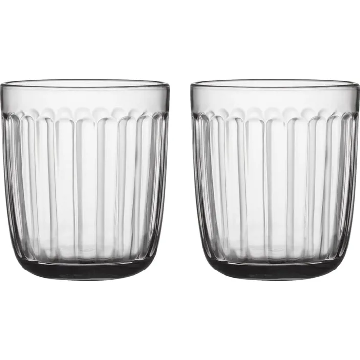 Glass – 260 ml - Klar - 2 Stück Raami Gläser Iittala Wasserglas, Spülmaschinengeeignet