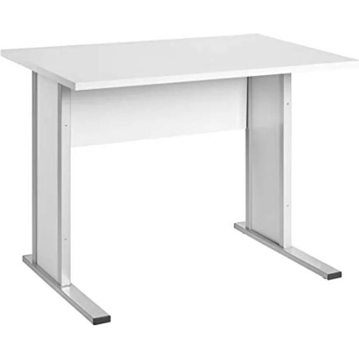 Möbelpartner Manni Schreibtisch, lichtgrau, ca. 90,0 x 65,0 x 72,2 cm – Bild 2