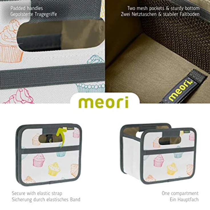 Meori - Faltbox Mini Aufbewahrungsbox Klappbox Cupcake A100310 – Bild 8