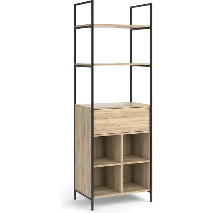 Kleiderschrank Enya Holz 60 x 180 cm mit Schublade Vicco – Bild 1