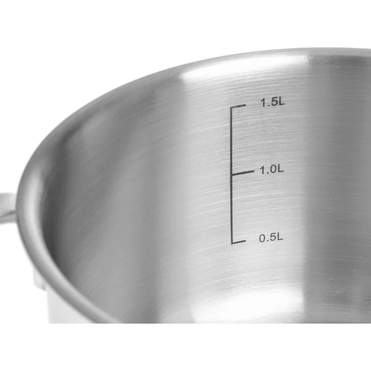 Kochtopf 16 cm, 1,5 Liter Inhalt mit Liter-Skala Serie PRO-LINE – Bild 3