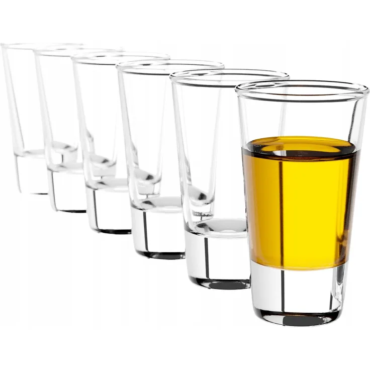KADAX Wodka-Gläser, 28 ml, Likör-Shots, 6er-Set