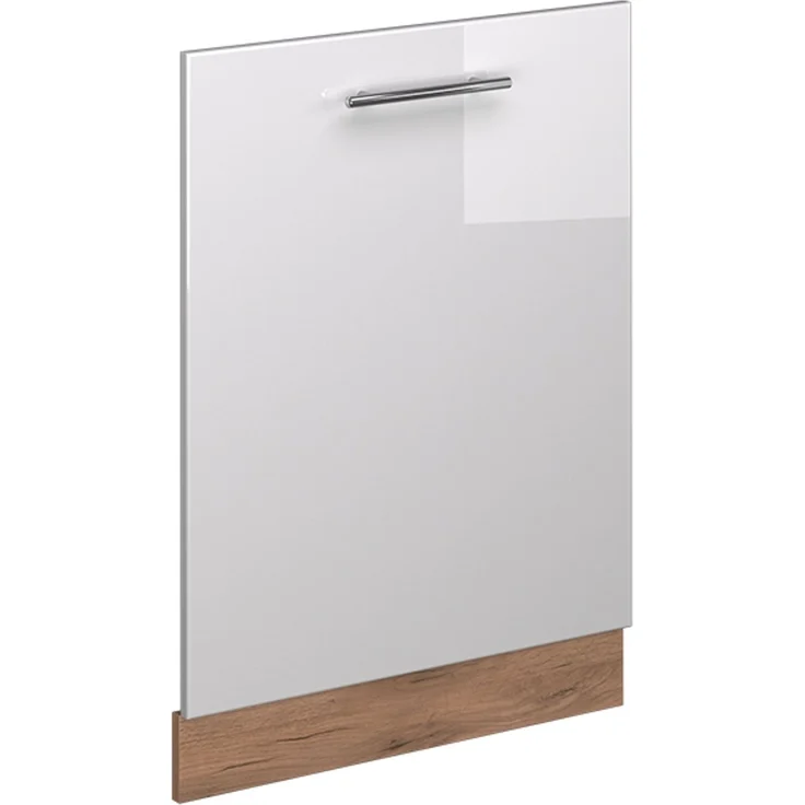 Geschirrspülblende Fame-Line Weiß Hochglanz 60 cm ohne Arbeitsplatte Vicco – Bild 1