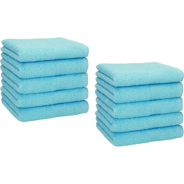 Betz Seiftuch 10 Stück Premium 100% Baumwolle Seiflappen-Set 30x30 cm – Bild 1
