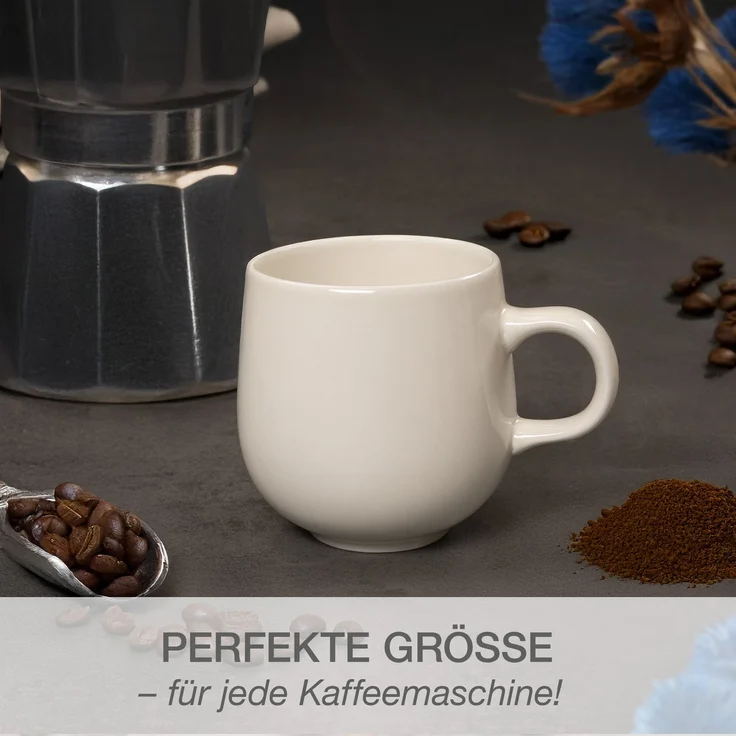 Moritz & Moritz ALHAMBRA Kaffeebecher 6er, Creme – Bild 5
