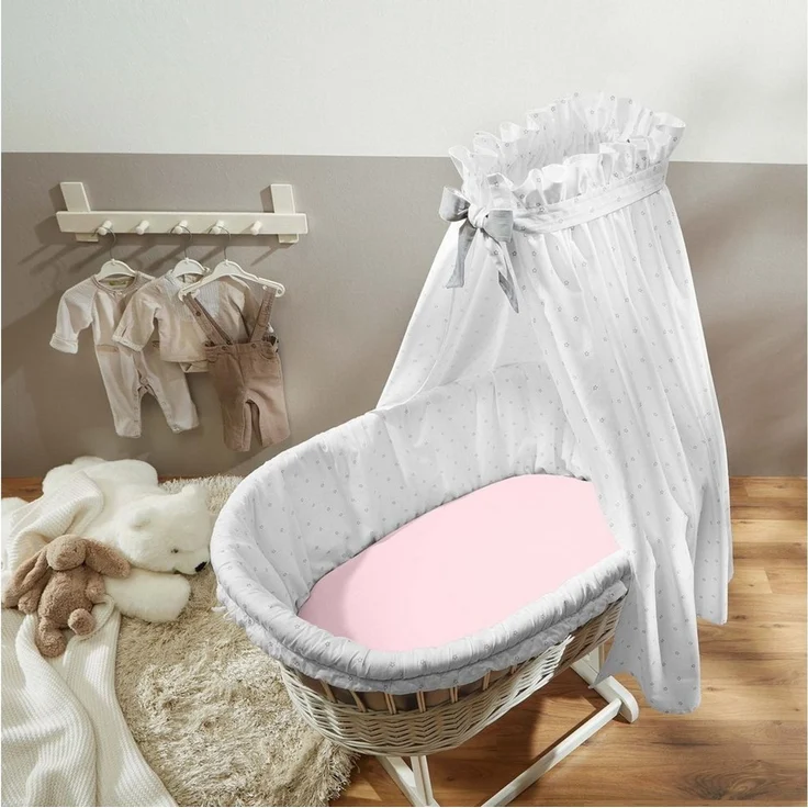 Erwin Müller Spannbettlaken Baby-Spannbettlaken "Murnau", Jersey, Gummizug: Rundumgummi, (1 Stück), Single-Jersey Uni – Bild 3