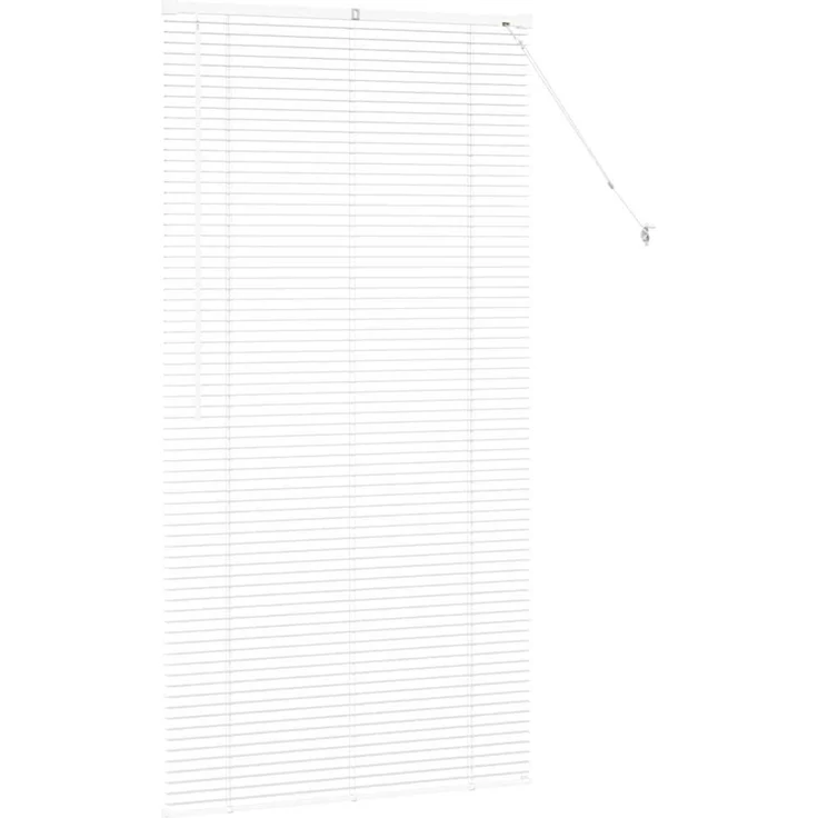 vidaXL Venezianische Jalousie Weiß 175 x 95 cm 25 mm Aluminium 42005996 – Bild 6