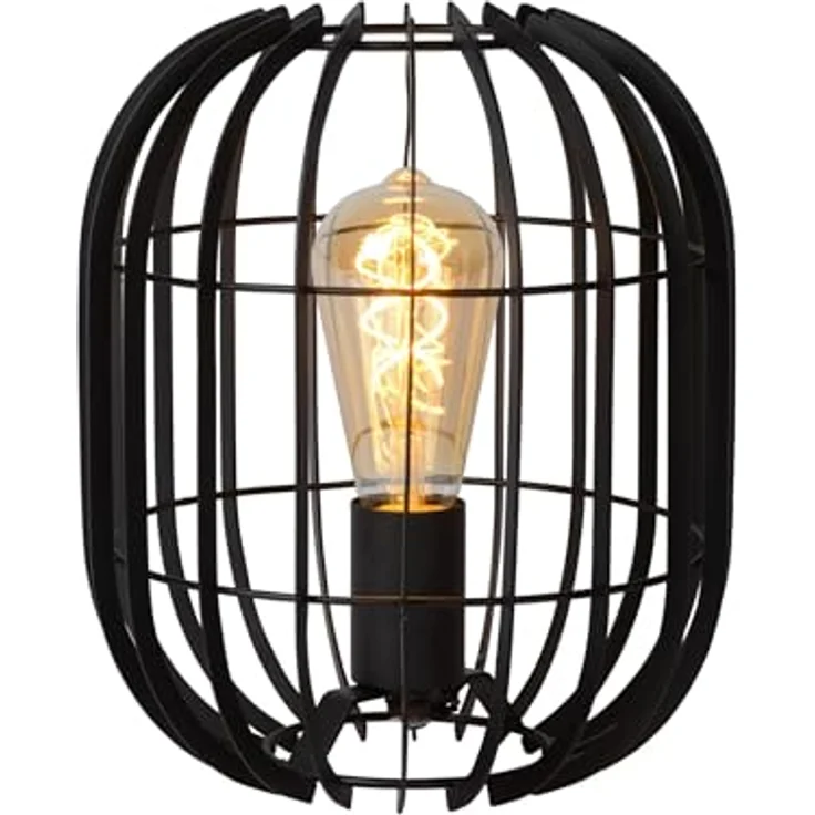 Lucide Reda 78599/01/30, Nachttischlampe aus Metall mit diffuser Lichtverteilung, rundes Design – Bild 1