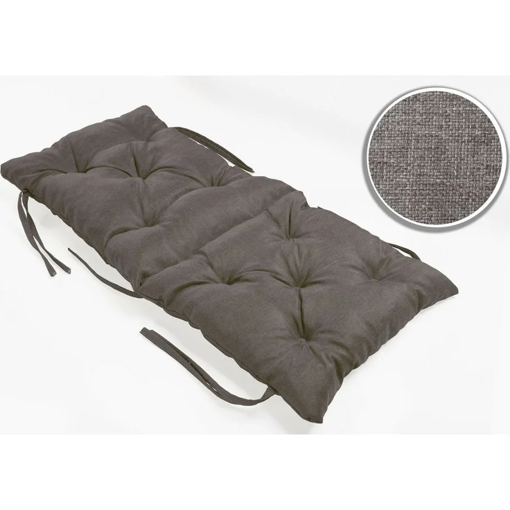 sunnypillow Bankauflage Bankauflage Stuhlkissen viele Farben und Größen zur Auswahl, 50 x 50 x 50 cm grau – Bild 2
