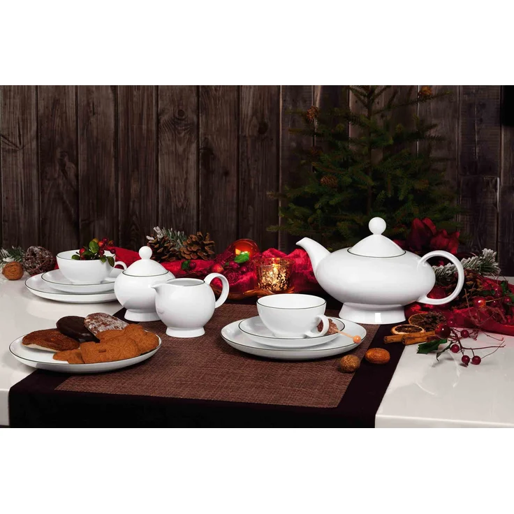 Seltmann Weiden Lido Black Line Teetasse 140 ml 6er Set – Bild 3