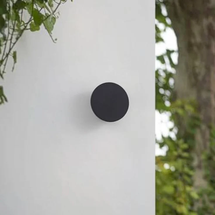 Arcchio LED Wandleuchte Gravo, moderne 1-flammige Außenlampe in Schwarz aus Aluminium, IP65 für Terrasse und Garten – Bild 4