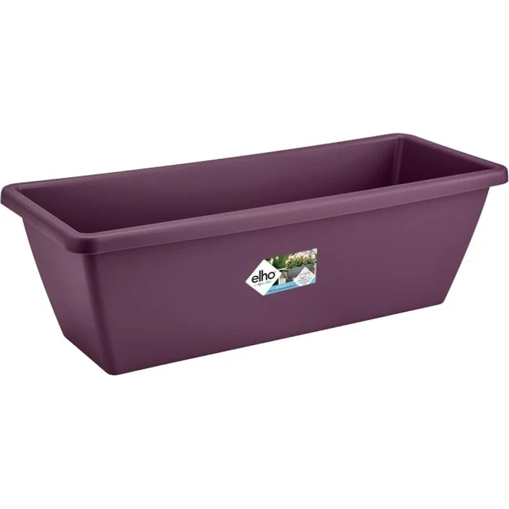 elho Barcelona Balkonkasten 50 - Übertopf für Balkon & Außen - Ø 49.8 x H 16.0 cm - Lila/Ahorn Lila