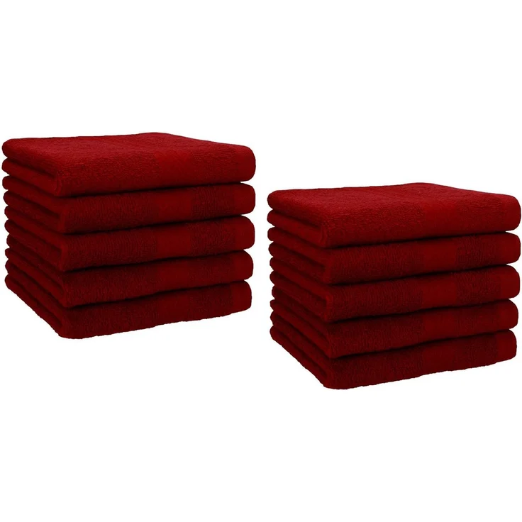 Betz Gästehandtücher 10 tlg. Gästehandtücher-Set PREMIUM 100 % Baumwolle 30x50cm, 100% Baumwolle (10-St)