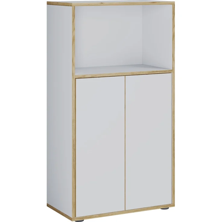 VCM Büroschrank Salia 922627 Weiß H. 110 x B. 60 x T. 33 cm – Bild 2