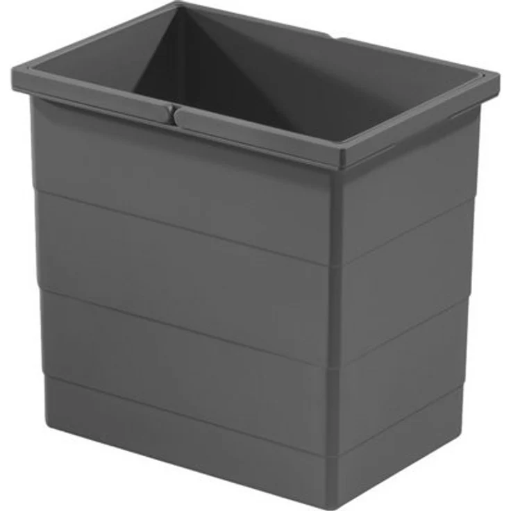 HAILO 18 Liter Inneneimer 1129959 basaltgrau für Abfallsorter Raumspar Tandem / Eimer / Ersatzeimer – Bild 2