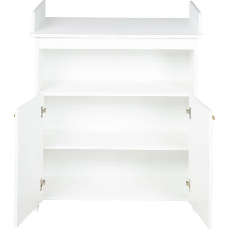 roba Kinderzimmerset 'Anton' 3-teilig - Bett 70 x 140 - Wickelkommode - Kleiderschrank 3-türig - Weiß – Bild 6