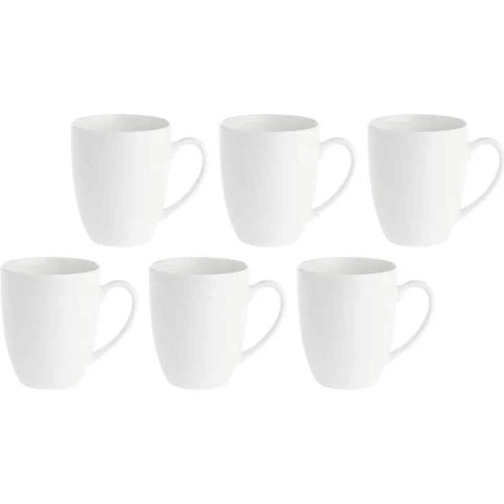 La Porcellana Bianca La Porcellana Bianca Set mit 6 Tassen mit Henkel 450 ml P004200450Z