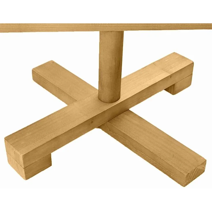 vidaXL Holz Weihnachtsbaum KOTKA 90 cm Massives Kiefernholz 42016698 – Bild 9