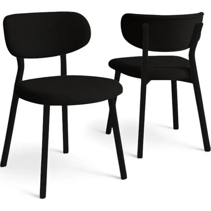 Skye Decor 'Toldy - Black' Stuhlset (4-teilig), Schwarz, 46 x 85 x 45 cm