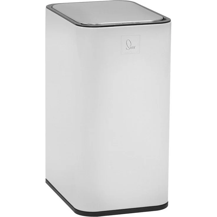 SVITA Mülleimer SE13L, mit Sensor, automatisches Öffnen, Inneneimer, Weiß – Bild 1