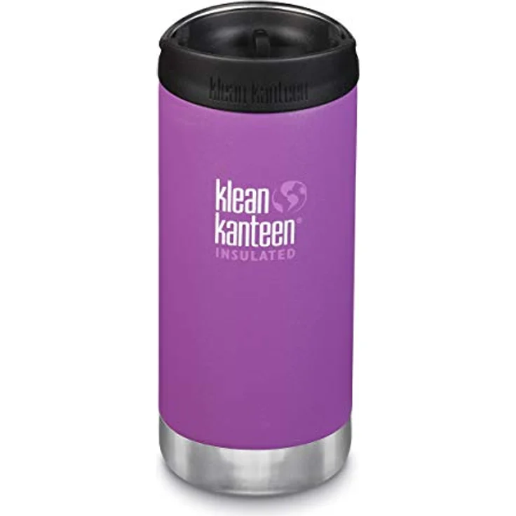 Klean Kanteen TKWide VI Trinkflasche, Berry Bright (matt), 355ml - mit Café Deckel und Climate Lock Vakuumisolierung – Bild 1