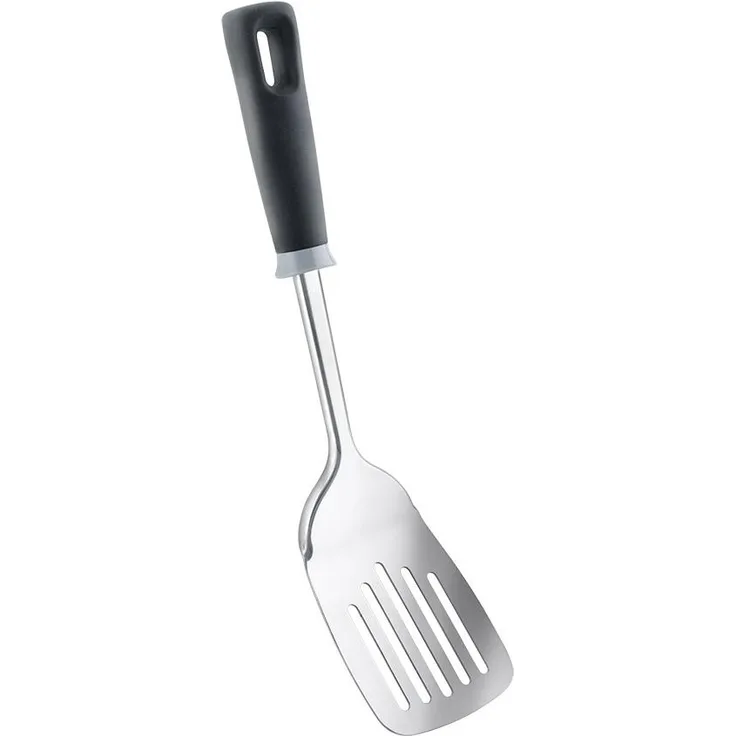 Metaltex 'Maximo' Pfannenwender, Inox silber / Polypropylen schwarz, 33 cm