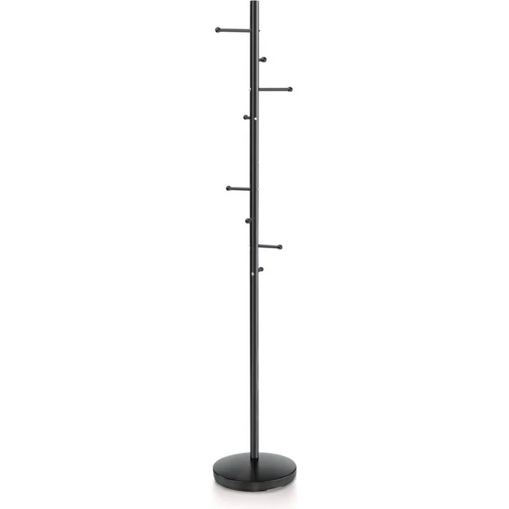 REISENTHEL® Garderobenständer wardrobe 8 Haken, 8 Haken auf die oberen 2 Drittel - schwarz lackiert – Bild 1