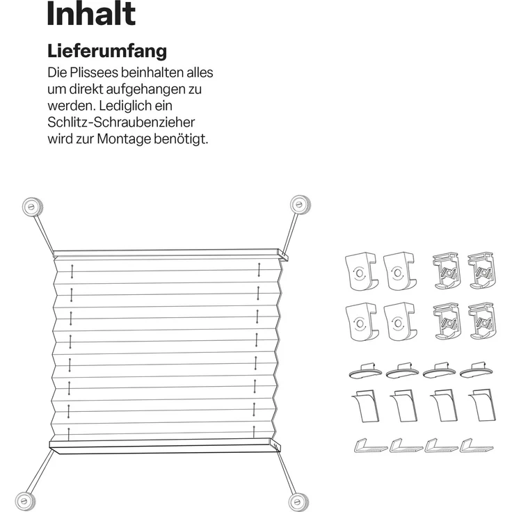 Plissee Faltstore 45x150 cm – Bild 6