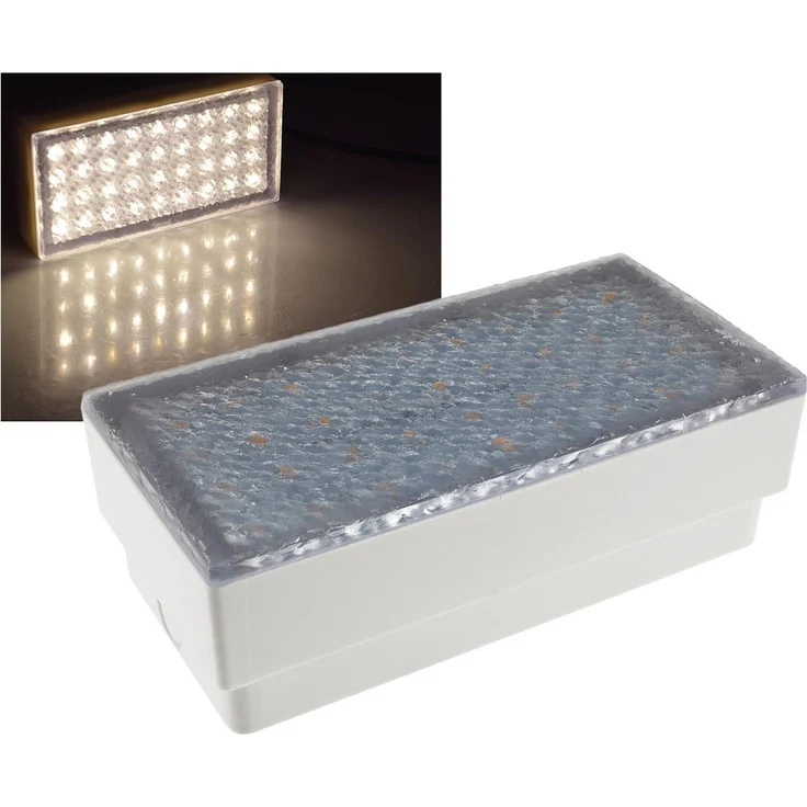 LED Pflasterstein "BRIKX 20" warmweiß20x10x7cm, 3W, 300lm, IP67, 230V – Bild 1