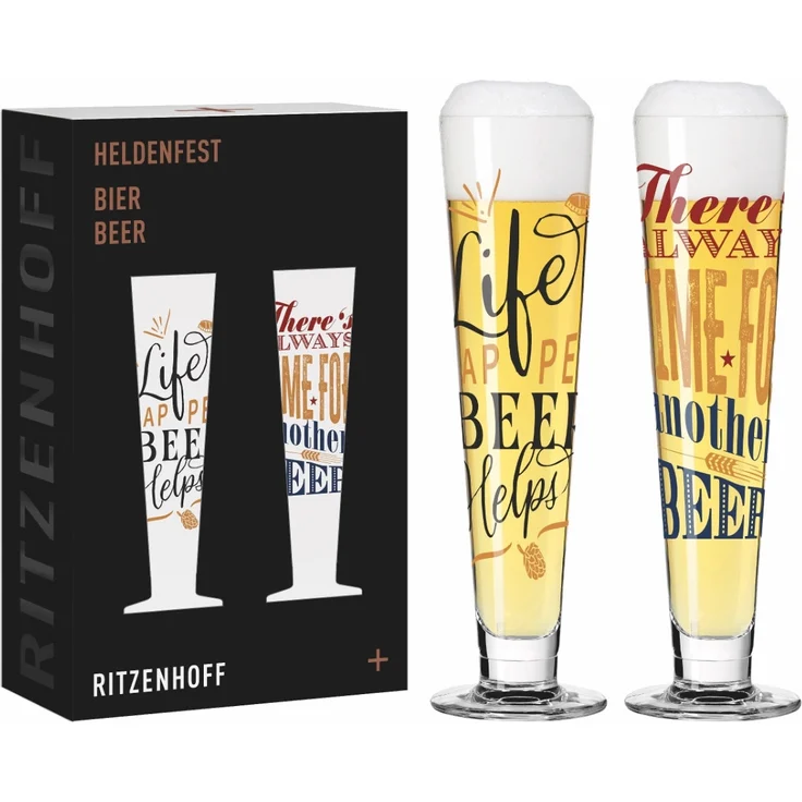 Ritzenhoff 6271002 Bierglas 2er-Set F25 HELDENFEST Bier 2025 – Bild 1