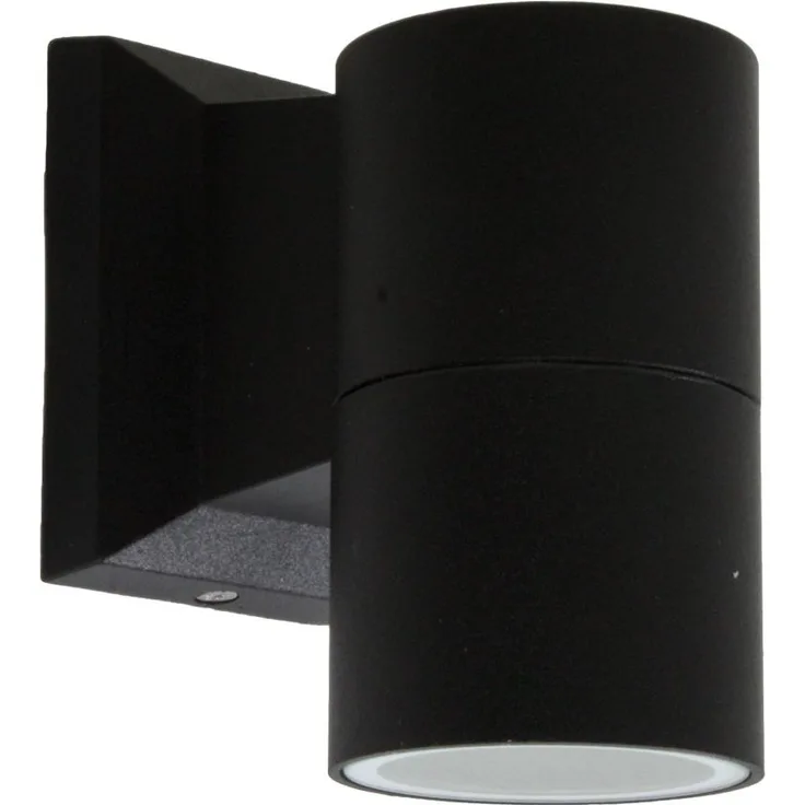 Wandleuchte, ALU schwarz, H 11 cm