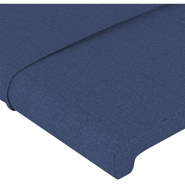vidaXL Kopfteile 2 Stk. Blau 90 x 5 x 78/88 cm Stoff 346080 – Bild 4