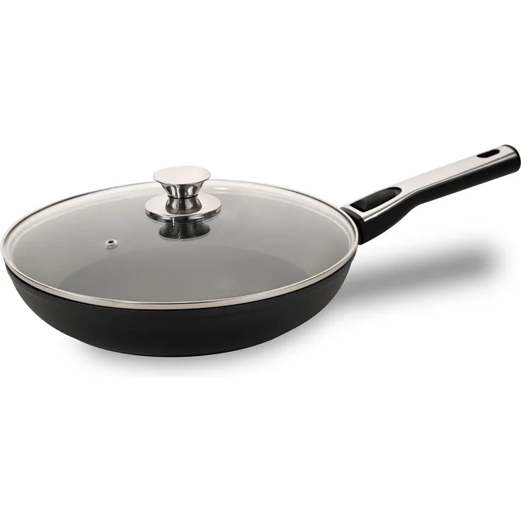 Pfannen Bratpfannen Pfannenset Cerafit Plasma Antihaft Beschichtung Genius NEU Pfanne Ø28cm + Glasdeckel 24696