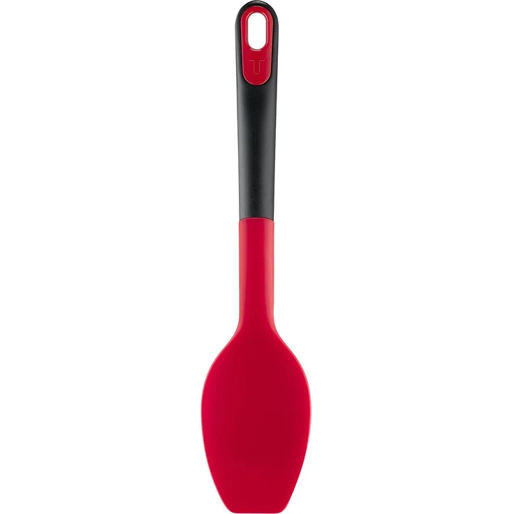 Tefal Ingenio+ Silikonlöffel K19845 – Kochlöffel aus hochwertigem Silikon, hitzebeständig bis 250 °C, zum Rühren, Servieren und Ausschaben, spülmaschinengeeignet