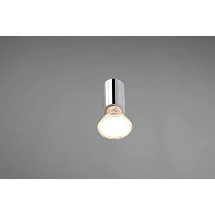 Badezimmerlampe LORENZO in Chrom - Spiegelklemmleuchte mit schwenkbarem Spot – Bild 4