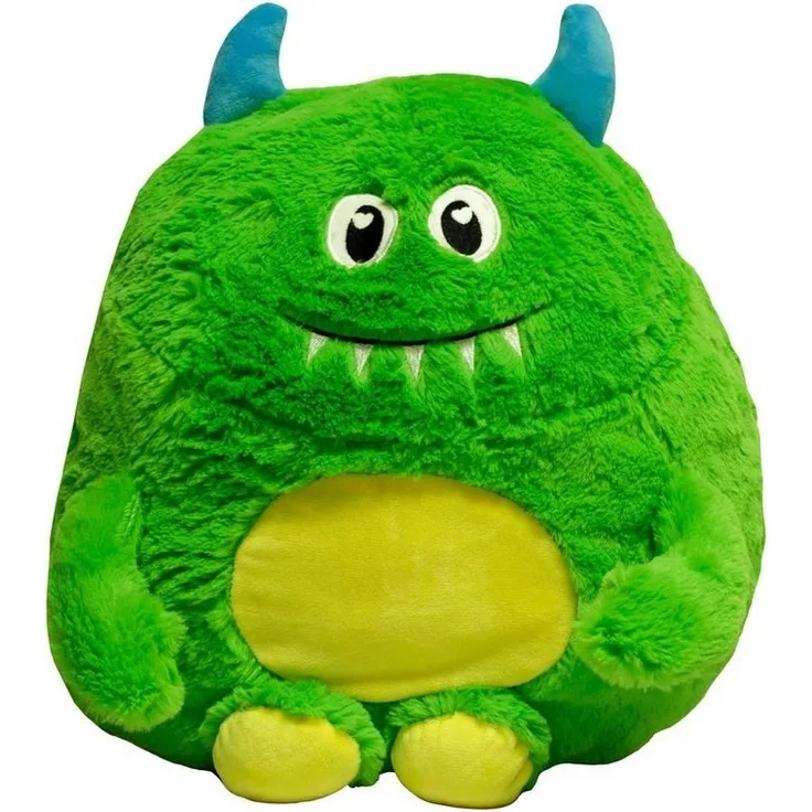 Haus und Deko Zierkissen Monster Kuschelkissen 35 x 40 cm Kinder Dekokissen Zierkissen Autokiss, (1 St)