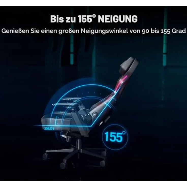 ASUS ROG Courser SL302 Gaming-Stuhl schwarz – Bild 3