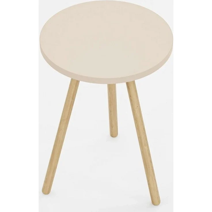Jungengel Beistelltisch Kaffeetisch Dreibein 9x Farben Holz Ablagetisch Nachttisch Rundtisch, Vintage & Retro, Einfacher Aufbau, TSE, ISO 9001 und FSC – Bild 4