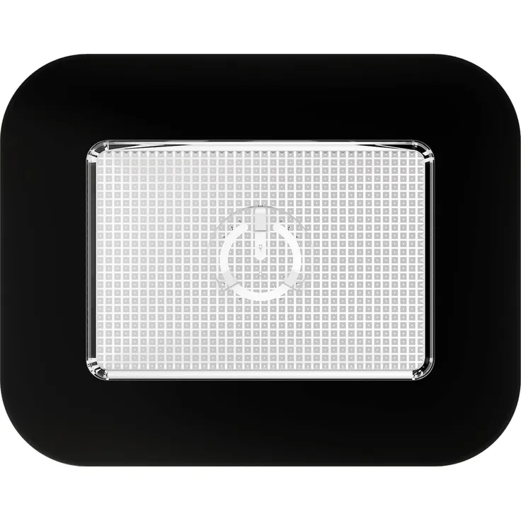 Müller-Licht Mobina Push 10 LED Batterieleuchte Orientierunglicht Nachtlicht, 10cm Länge, neutralweiß 4000K, 0.6W, wiederaufladbar per USB, selbstklebend, schwarz, 27700056