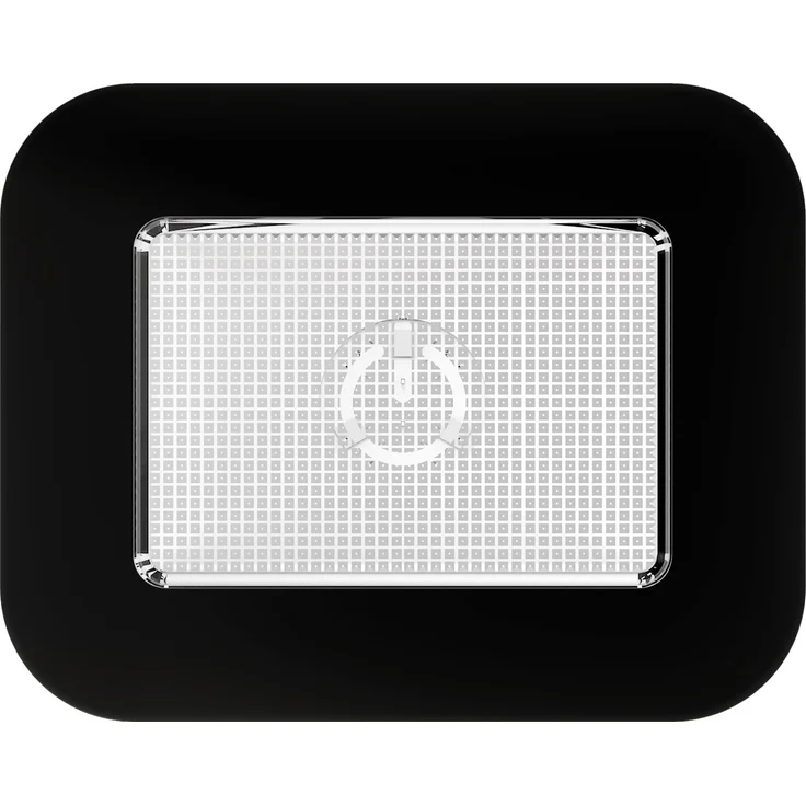 Müller-Licht Mobina Push 10 LED Batterieleuchte Orientierunglicht Nachtlicht, 10cm Länge, neutralweiß 4000K, 0.6W, wiederaufladbar per USB, selbstklebend, schwarz, 27700056