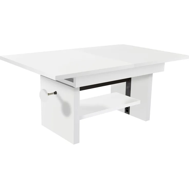 Couchtisch >Bruni< in Weiß - 150x48x65cm (BxHxT)