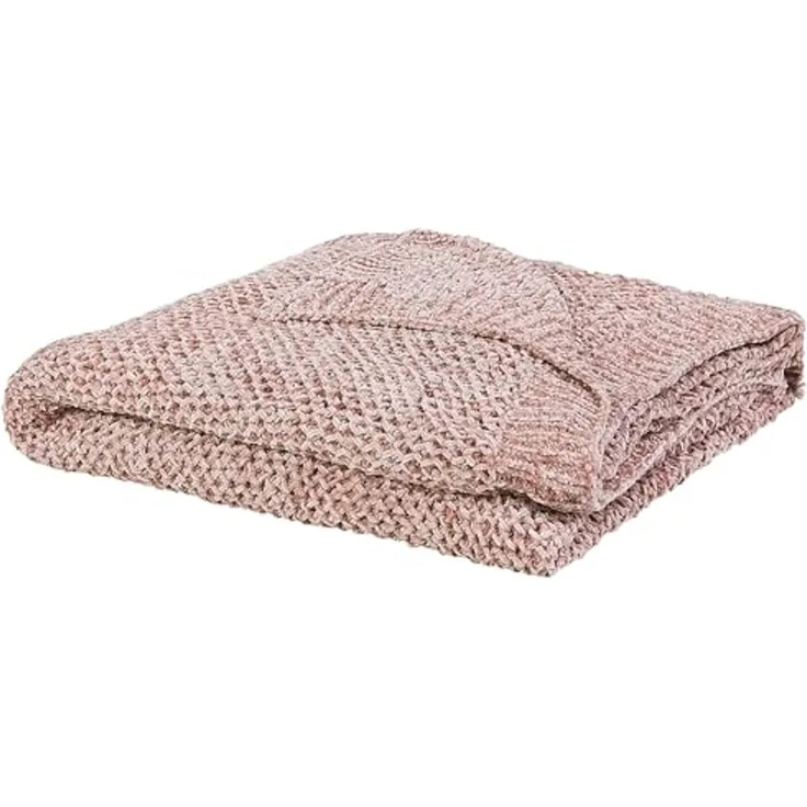 Kuscheldecke HAIFA 150 x 200 cm Rosa