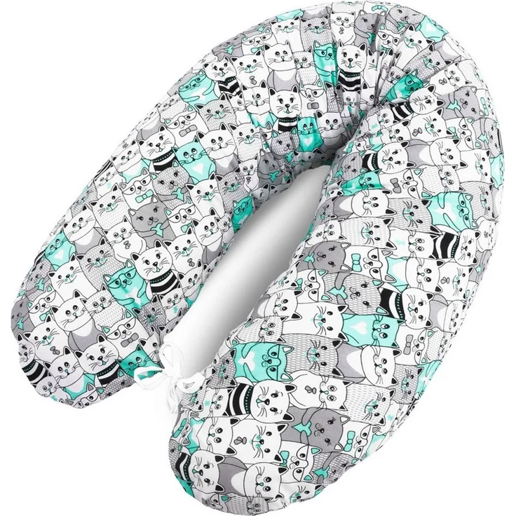 Amilian Stillkissen XXL 170 cm - Schwangerschaftskissen & Seitenschläferkissen mit Bezug, - Lagerungskissen - Nursing Pillow - Pregnancy Pillow, mit Füllung, Schlafkissen für Seitenlage - Körperkissen – Bild 5