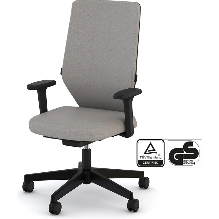 ASSMANN Bürostuhl Streamo mit Polsterrücken Beige 48x64x116cm Textil